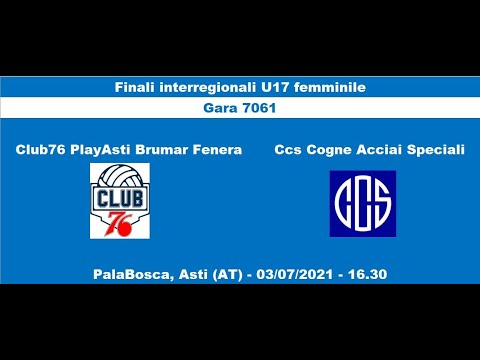 U17 Club76 PlayAsti Brumar Fenera  - Ccs Cogne Acciai Speciali