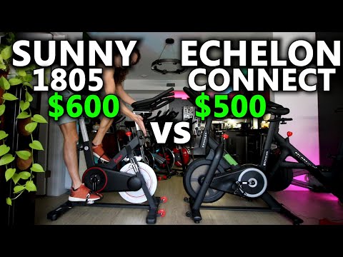 Echelon Connect Sport vs Sunny SF-B1805 - $600 Sunny Bike compared to $500 Echelon Bike review