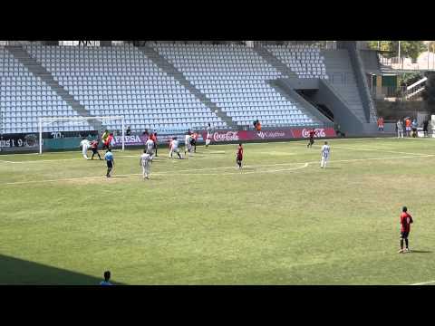 Gol de Rafa Gálvez en el Córdoba B - UD Melilla (1-0)
