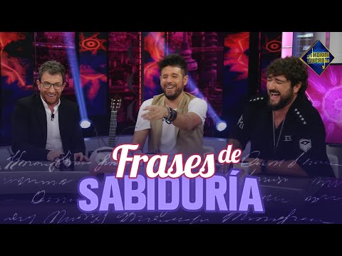 Las frases de sabiduría de Antonio Orozco y Pablo López - Trancas y Barrancas - El Hormiguero