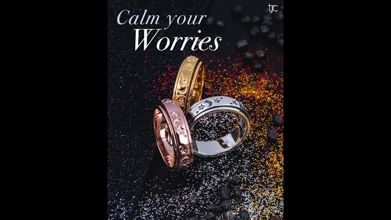 Watch video Anxiety, Stress Reliever Fidget Spinner Ring for Men and Women Now Anxiety, Stress Reliever Fidget Spinner Ring for Men and Women