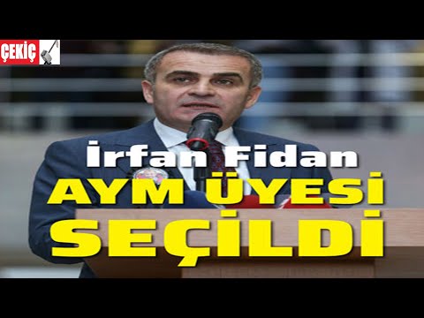 Aym Yeni Üyesi İrfan Fidan 23.01.2021 TURKEY