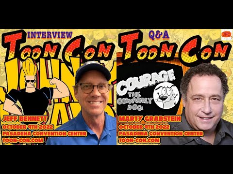 TOON CON 2022 CONVENTION PART 2 Q&A INTERVIEW with Jeff Bennett Marty Grabstein Cartoon Voice Actors