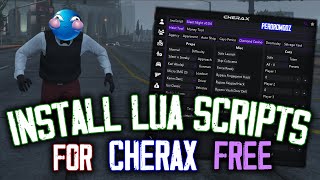 How to Install Lua Scripts for Cherax | FREE Mod Menu | Money/Unlocks/Heist Editor/More