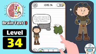 Brain Test 3 Level 34 The witch told me to make Walkthrough