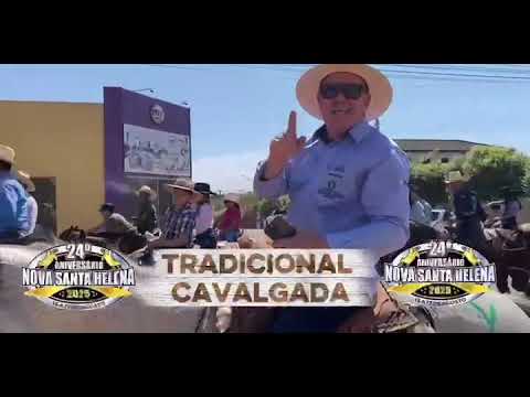 Tradicional cavalgada contou com a participação de mais de 290 cavaleiros