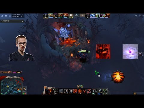 Topson Solo Roshan with Shadow Fiend