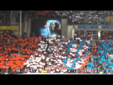 Jublieumwedstrijd PSV 100 Jaar - Opkomst spelers & Sfeeractie