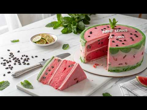 Easy Watermelon Cake Recipe A Refreshing Summer Dessert Tutorial