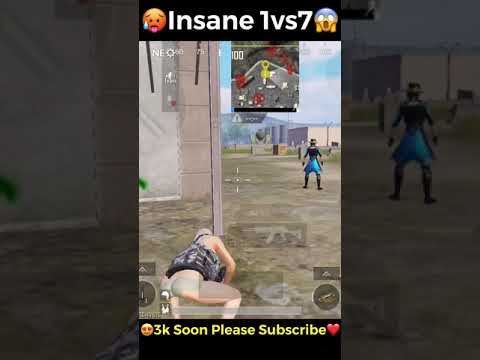 😱Insane 1vs7 In Military Base🥵 | Iphone 11 | BattleGrounds Mobile India🇮🇳