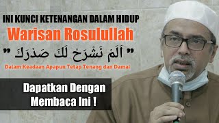 Download lagu Rahasia Hidup Tenang | Warisan اَلَمْ نَشْرَحْ لَكَ صَدْرَكَ Rosulullah | Habib Abdurrahman Bilfaqih mp3