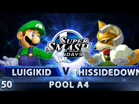 SSS 50 - LuigiKid (Luigi) vs. ThisSideDown (Fox, Ganondorf) - SSBM Pool A4 - Smash Melee