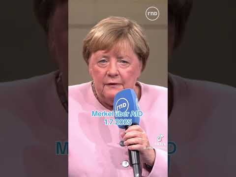 Angela Merkel im Juli 2025 über die AfD #merkel #wirschaffendas #politik #memes