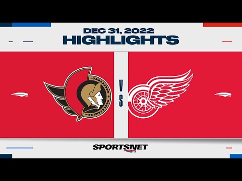 NHL Highlights | Senators vs. Red Wings - December 31, 2022