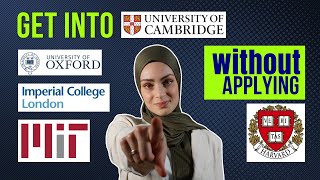 How To Study at a TOP 10 university WITHOUT applying EVEN if you don’t have excellent grades!