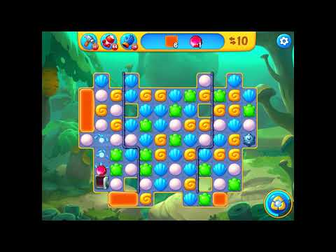 Fishdom level 6411 no boosters フィッシュダム ノーマル [Friend's]