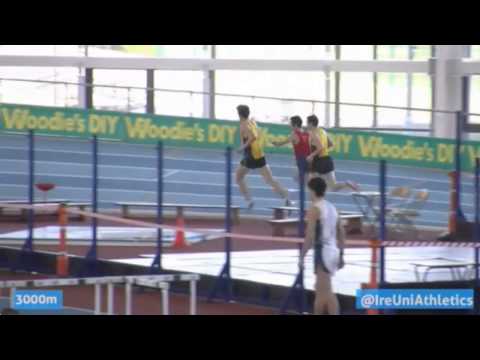 Men's 3000m - IUAA Indoor Championships 2014