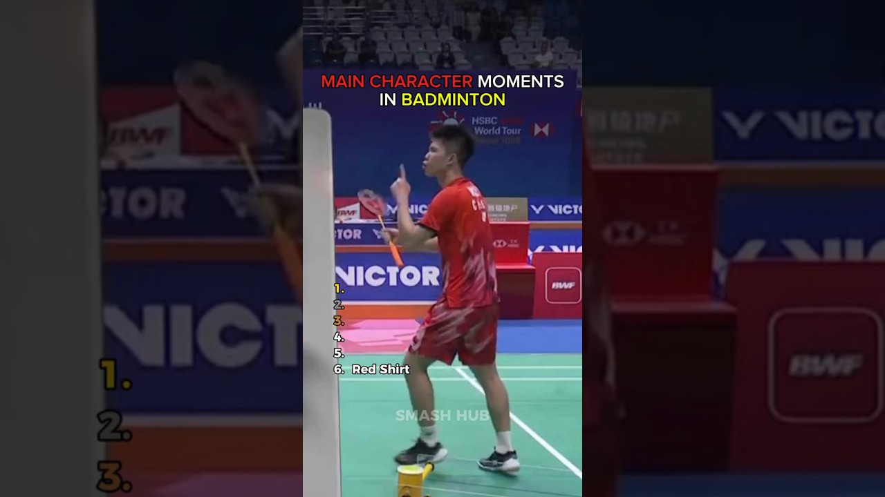 Main Character Moments in Badminton #shorts