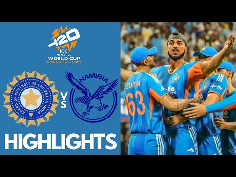India vs Namibia | T20 WORLD CUP 2026 - 18TH MATCH, GROUP A | CRICKET 26