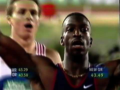 Men's 400m Final Atlanta Olympics 29-07-1996