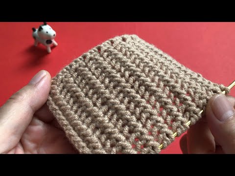 🌼🌷 ONLY 3 LOOPES AND 1 ROW - BEAUTIFUL LACERY KNITTING PATTERN 💥💥