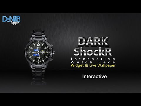 Dark ShockR HD Watch Face Video
