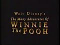 The Many Adventures Of Winnie The Pooh Vhs Commercial 1996