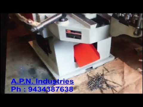 7.5 hp x 960 rpm semi automatic 35mm wire nail making machin...