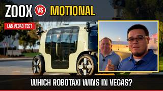 I Rode Zoox vs Motional in Las Vegas (Driverless vs Safety Driver)