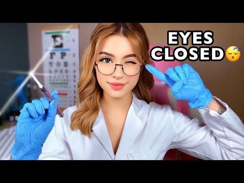 ASMR Cranial Nerve Exam but EYES CLOSED 👀 Doctor ASMR for Sleep ❤️ Follow my Instructions