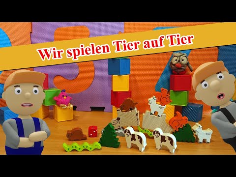 Wir spielen Tier auf Tier - Cartoons für Kinder - BlockxBuddys Kinderfilm