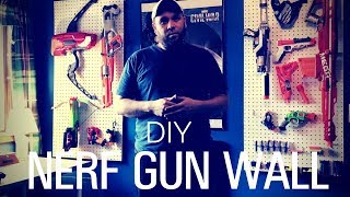 DIY Nerf Gun Wall