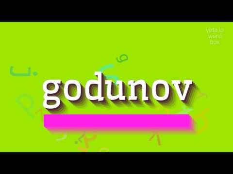 GODUNOV - HOW TO PRONOUNCE IT? #godunov