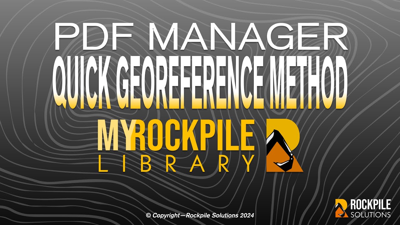 PDF Manager - Quick Georeference Method To Google Earth