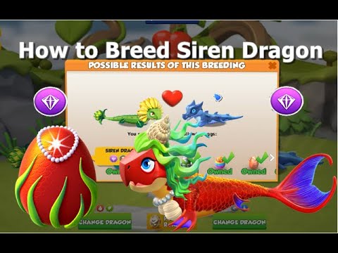 How to Breed Siren Dragon-Dragon Mania Legends | Breeding Guide | DML