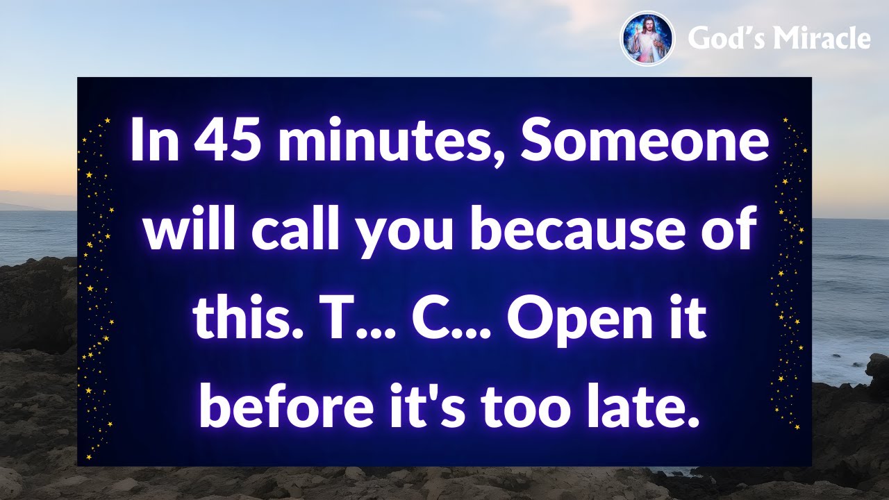 💌 Angels say In 45 minutes, Someone will call you because of this. T... C..