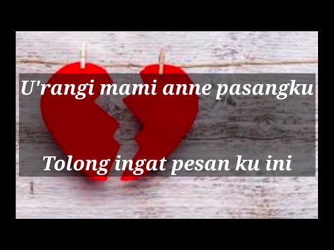 Terjemahan lagu Makassar " U'rangi pasangku " Cover by Muhammad Alifi