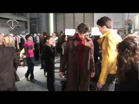fashiontv | FTV.com - MILAN MAN F/W 2009-10- BELSTAFF - BACKSTAGE