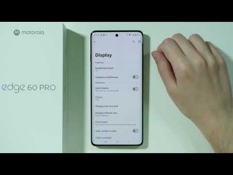 Motorola Edge 60 Pro: How to Turn ON/OFF Automatic Brightness (Adaptive Screen Brightness)