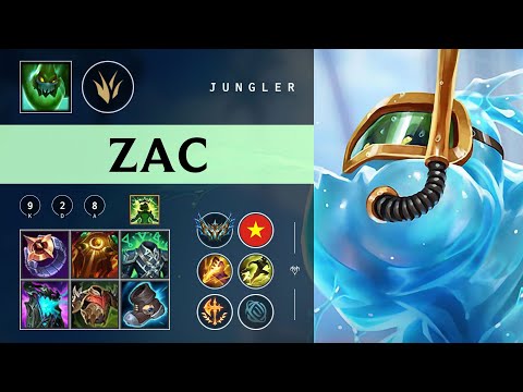 Zac Jungle vs Lee Sin - VN Challenger Patch 26.01