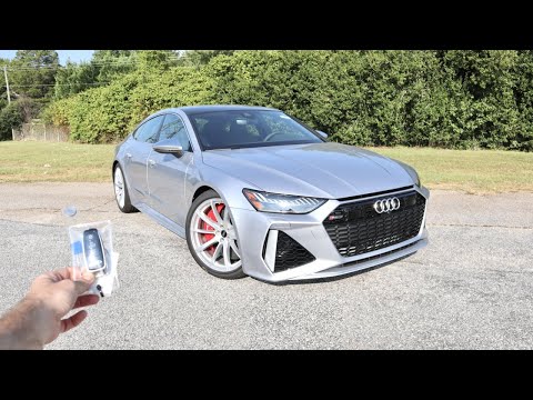 2023 Audi RS7: Start Up, Exhaust, Test Drive, Walkaround, POV and Review