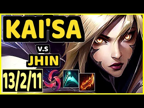 INNAXE (KAI'SA) vs JHIN - 13/2/11 KDA BOTTOM ADC CHALLENGER GAMEPLAY - EUW