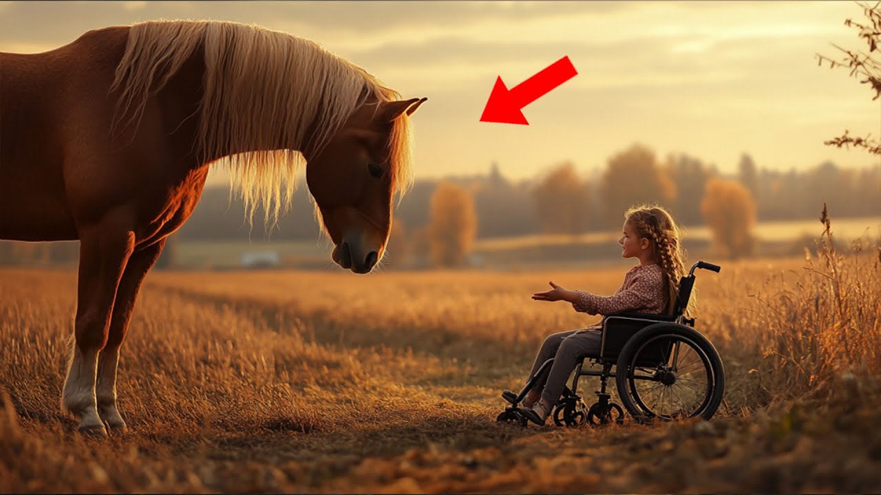 Wheelchair Bound Girl Receives a Horse from Her Father – What Happens Next Will Amaze You!