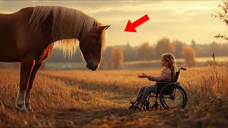 Wheelchair Bound Girl Receives a Horse from Her Father – What Happens Next Will Amaze You!