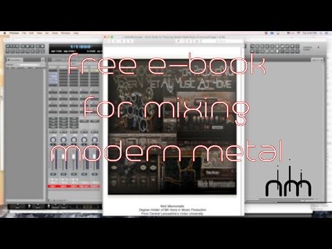 The Quick Guide for Producing Modern Metal Music at Home (free e-book)