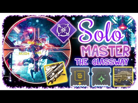 Solo 1580 Ordeal Master Nightfall Warlock - The Glassway - Destiny 2 - Commentary Platinum Rank