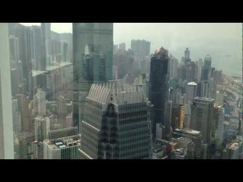 Вид на порт Гонконга с 55 этажа