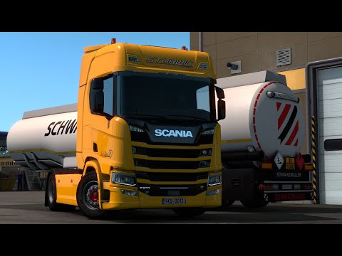 [ETS2] Storwic Scania R590 - Bremen → Esbjerg ∟ Nafta (1.39.x.x)