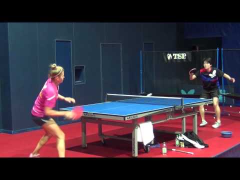 Table Tennis at WSA: Modern Chopper Practice with Tetyana Bilenko