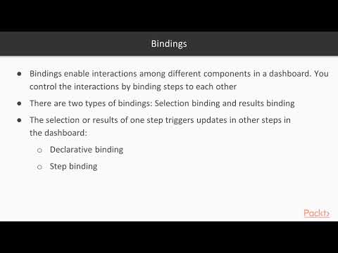Hands On Einstein Analytics Bindings in Einstein Analytics | packtpub com
